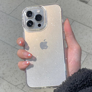 Luxury Glitter Clear iPhone Case