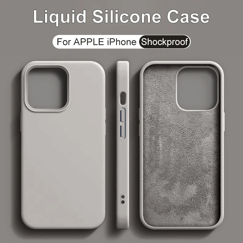 New Liquid Silicone Shockproof Case